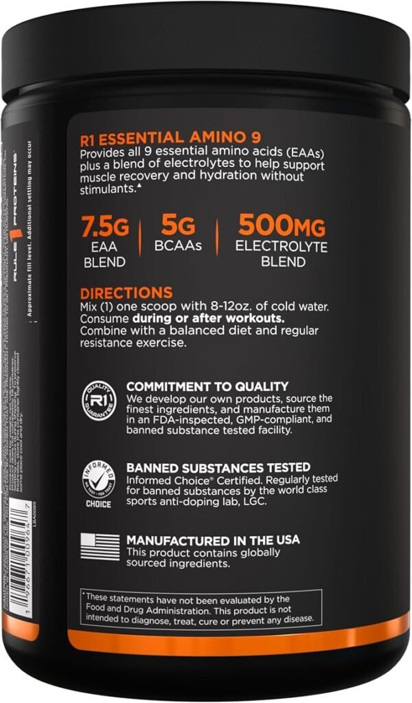 Rule 1 Essential Amino 9