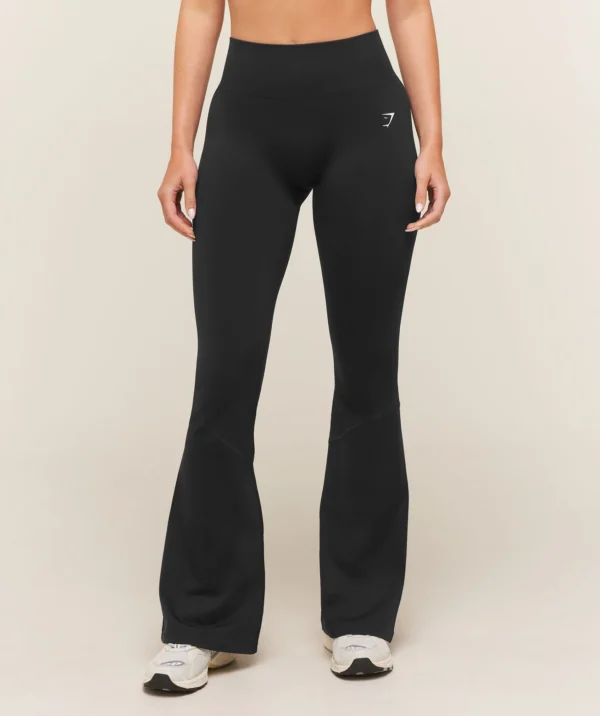 Gymshark Everyday Seamless Flared Leggings - Black