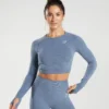 VITALSEAMLESSWCROPTOPB1A3DEveningBlueMarlB1A3D-UBZ6-1456.135_1597b276-be3a-4726-90be-2884ea3e6f9e_1920x Gymshark Vital Seamless 2.0 Crop Top