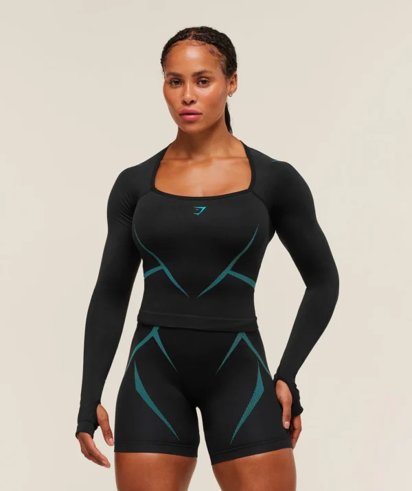 images-ApexLiftSeamlessLSCropTopGSBlackGSBrandBlueB3C7T_BC8K_0851_1920x Apex Lift Seamless Long Sleeve Crop Top