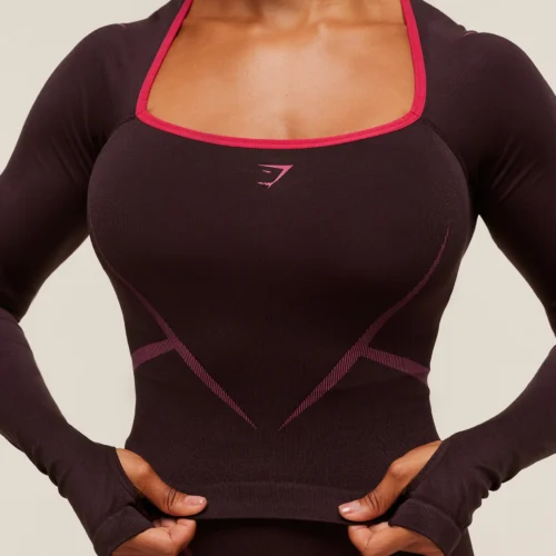 Apex Lift Seamless Long Sleeve Crop Top