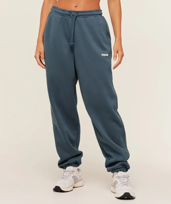 Gymshark Cosy Luxe Cuffed Joggers en GS Stealth Blue