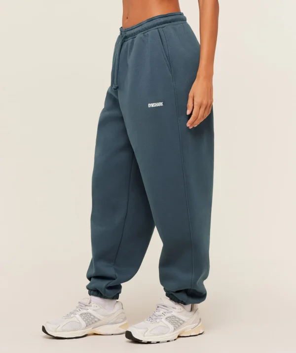 Gymshark Cosy Luxe Cuffed Joggers en GS Stealth Blue