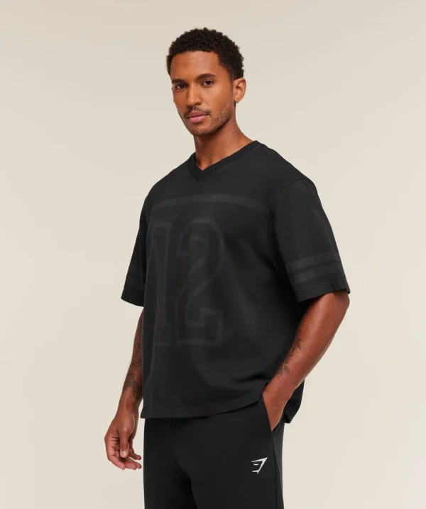 Gymshark Collegiate Washed Jersey T-Shirt