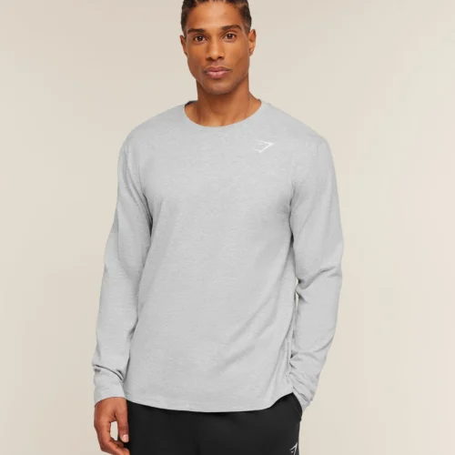 Gymshark Crest Long Sleeve T-Shirt