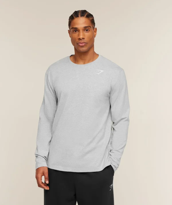 Gymshark Crest Long Sleeve T-Shirt