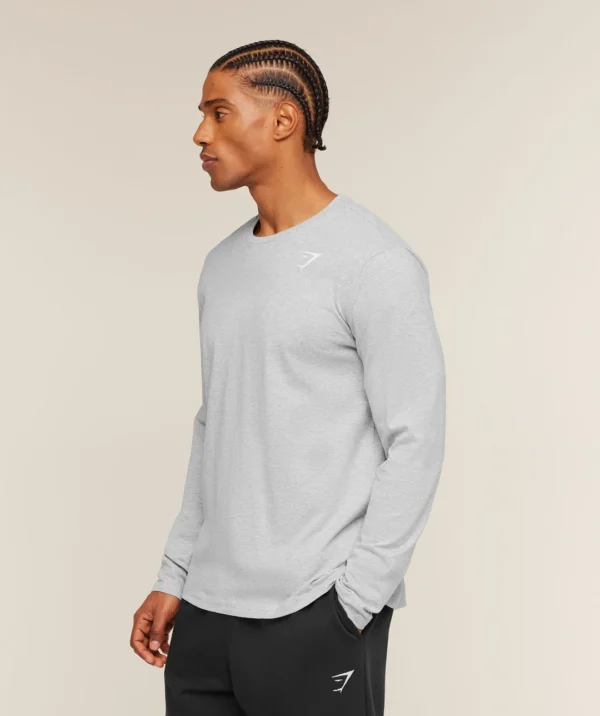 Gymshark Crest Long Sleeve T-Shirt