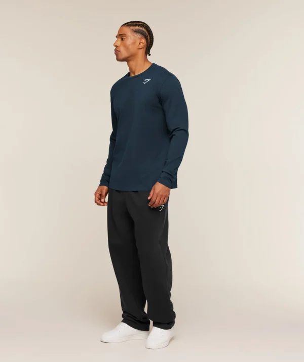 Gymshark Crest Long Sleeve T-Shirt