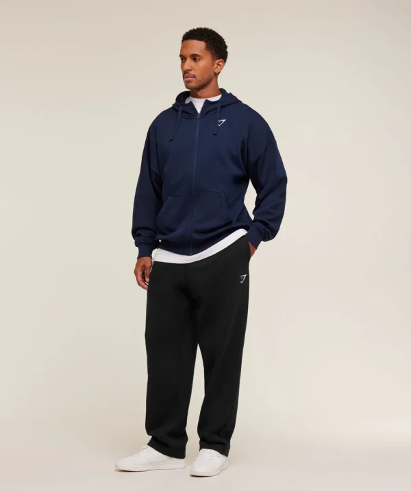 Gymshark Crest Oversized Zip Up Hoodie