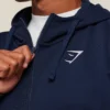Gymshark Crest Oversized Zip Up Hoodie