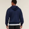 Gymshark Crest Oversized Zip Up Hoodie
