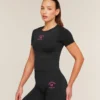 Gymshark Everyday Seamless Graphic Short Sleeve Top-Red-Black