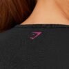 Gymshark Everyday Seamless Graphic Short Sleeve Top-Red-Black