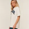 Gymshark Collegiate Graphic T-Shirt-White