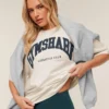 Gymshark Collegiate Graphic T-Shirt-White
