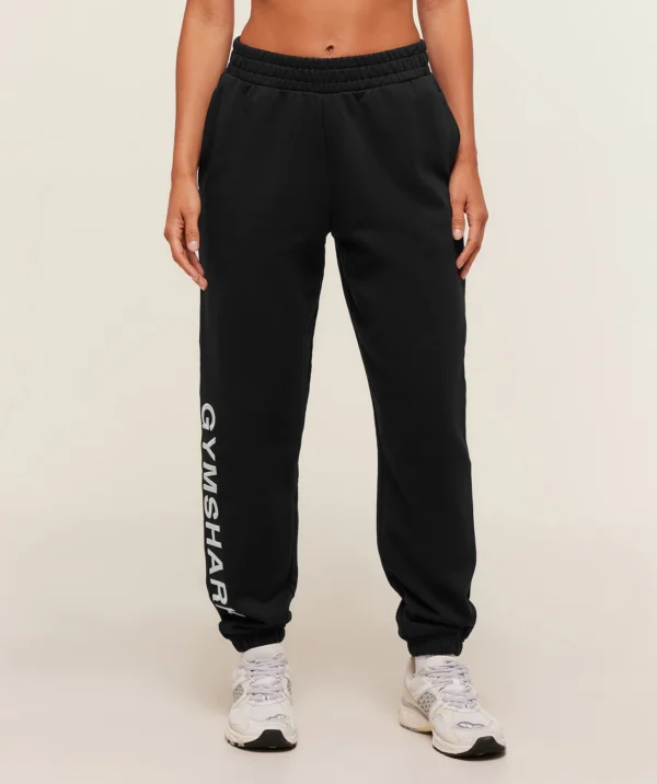 Gymshark Embroidered Logo Joggers - Black