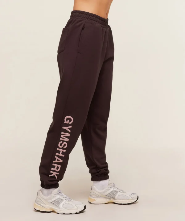 Gymshark Embroidered Logo Joggers – Cherry Purple