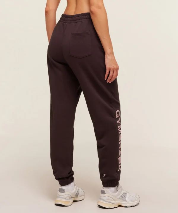 Gymshark Embroidered Logo Joggers – Cherry Purple