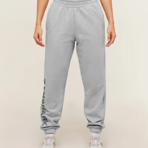 Gymshark Embroidered Logo Joggers - Gray