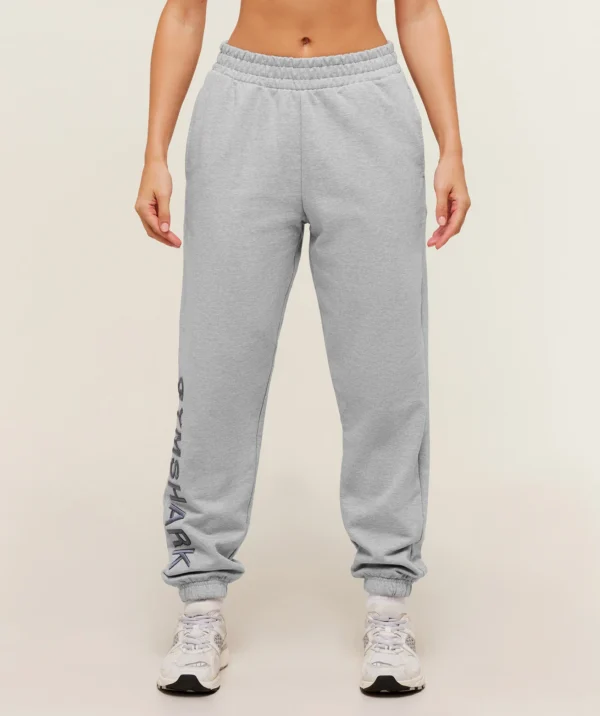 Gymshark Embroidered Logo Joggers - Gray