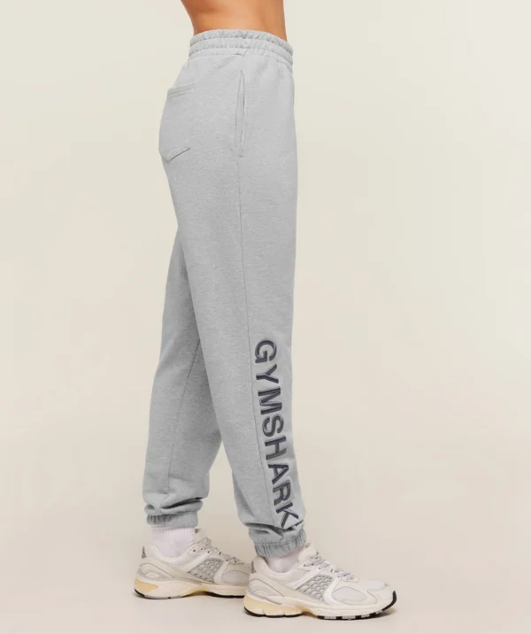 Gymshark Embroidered Logo Joggers - Gray