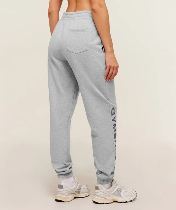 Gymshark Embroidered Logo Joggers - Gray