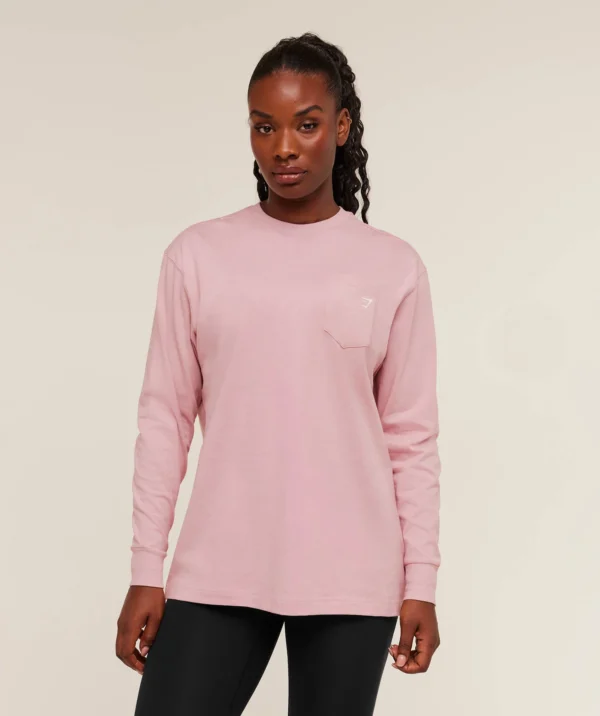 Gymshark Juicy Peach Long Sleeve T-Shirt