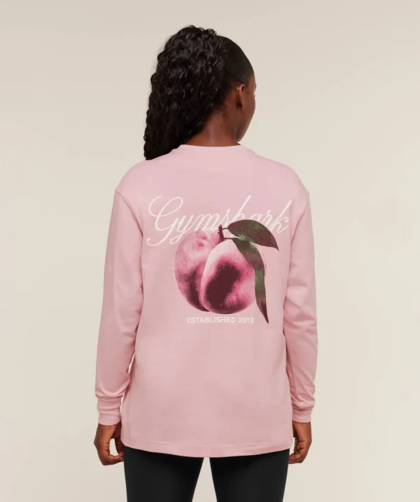 Gymshark Juicy Peach Long Sleeve T-Shirt