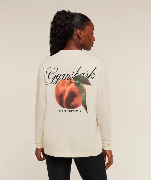 Gymshark Juicy Peach Long Sleeve T-Shirt