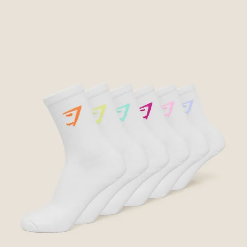 Gymshark Crew Socks 6pk