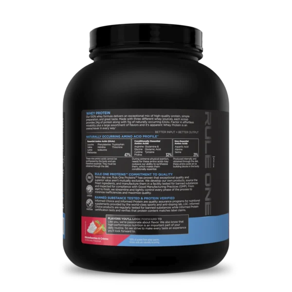 Rule 1 R1 Whey Protein-76 SERVICIOS