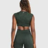 Adapt Fleck Seamless Crop Top