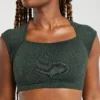 Adapt Fleck Seamless Crop Top