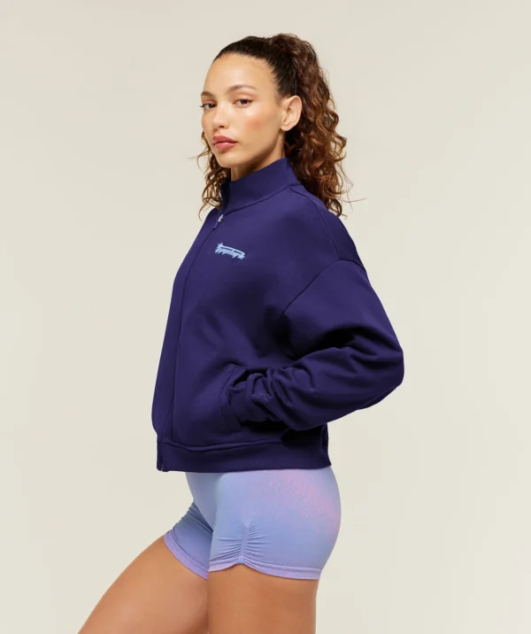 SummerFeelsUpdatedZipThroughGSIndigoPurpleB6C3H_PCKZ_0212_1664x Script Embroidery Full Zip Jacket