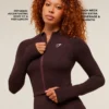 Vital Seamless Midi Zip 2.0 Pullover