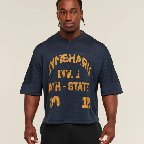 Graphic Mesh Oversize T-Shirt