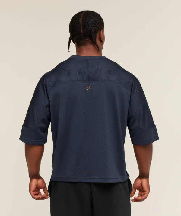 Graphic Mesh Oversize T-Shirt