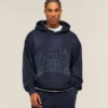 GYMSHARK GSLC HOODIE – HEAVY BLUE/WASH