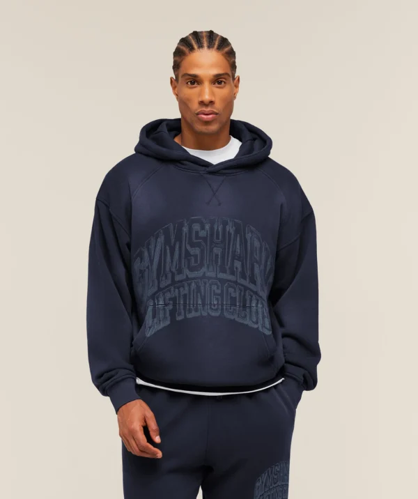 GYMSHARK GSLC HOODIE – HEAVY BLUE/WASH