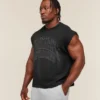 GYMSHARK GSLC CUT OFF TANK – BLACK/WASH