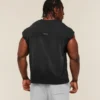 GYMSHARK GSLC CUT OFF TANK – BLACK/WASH
