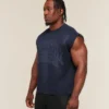 GYMSHARK GSLC CUT OFF TANK – HEAVY BLUE/WASH