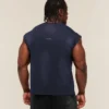 GYMSHARK GSLC CUT OFF TANK – HEAVY BLUE/WASH