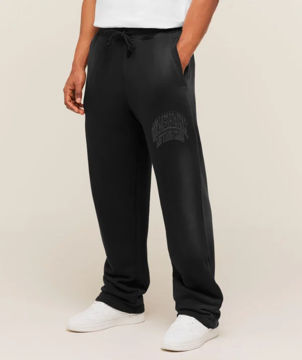 GYMSHARK GSLC STRAIGHT LEG PANTS – BLACK/WASH