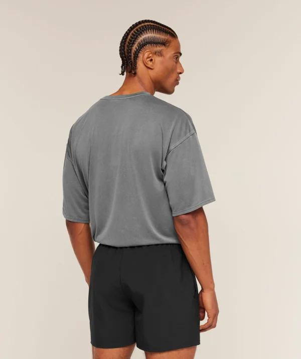 GYMSHARK WASHED PASTELS T-SHIRT – BLACK/WASH