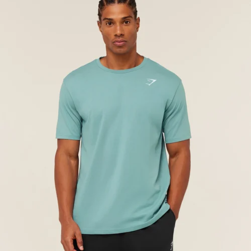 images-CrestT_ShirtGSStormBlueA1A3J_UD6X_0381_V1_1920x GYMSHARK CREST T-SHIRT – STORM BLUE