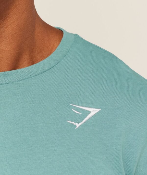 GYMSHARK CREST T-SHIRT – STORM BLUE