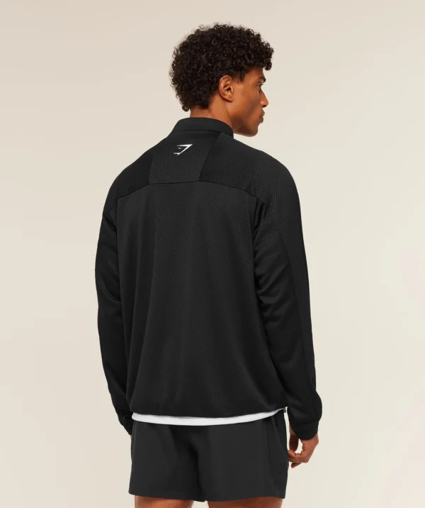 GYMSHARK TRAIN ZIP THROUGH JACKET – BLACK