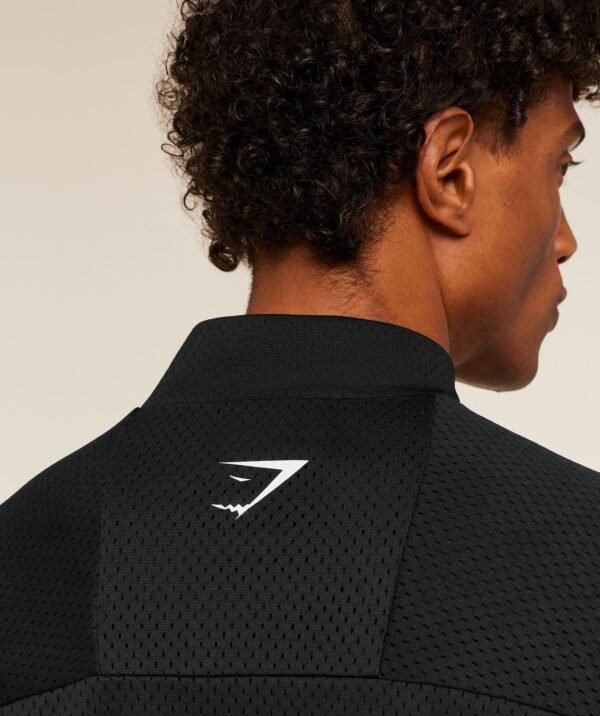 GYMSHARK TRAIN ZIP THROUGH JACKET – BLACK
