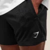 GYMSHARK LIFTING MESH 5" SHORTS – BLACK